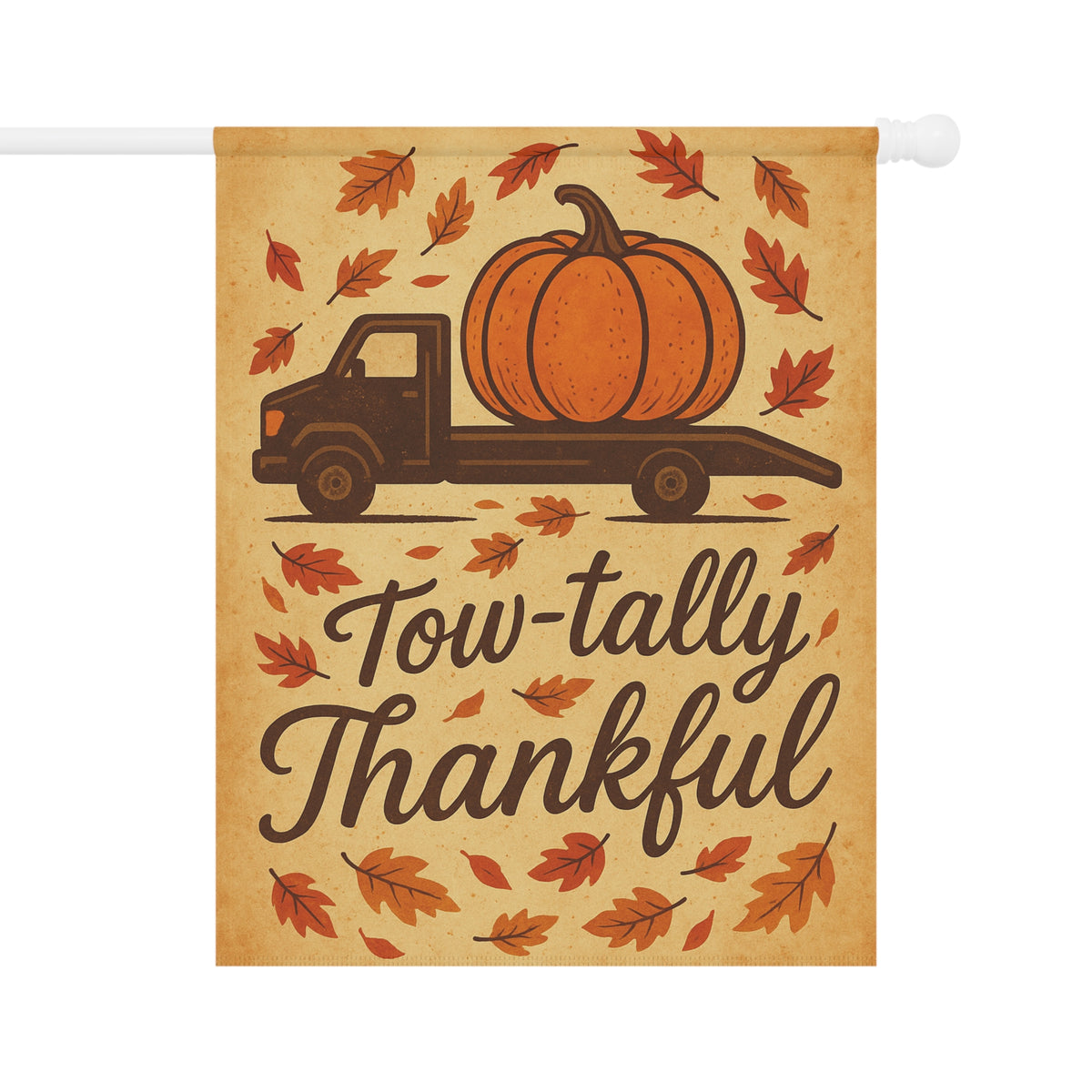 Tow Tally Thankful Garden Flag - Double-side print - view 2