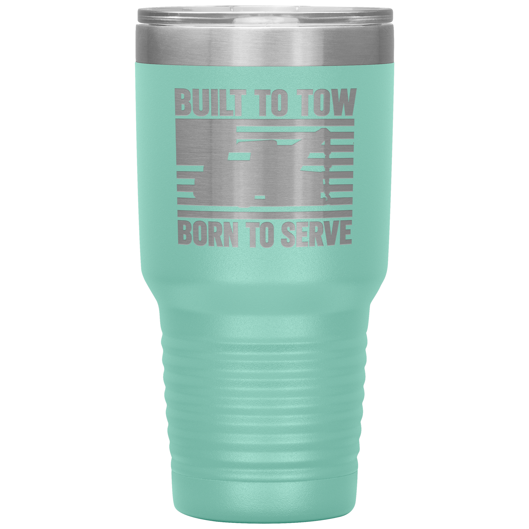 Built_To_Tow_Born_To_Serve_Tumbler_30oz_Tumbler_Teal_Mockup.png