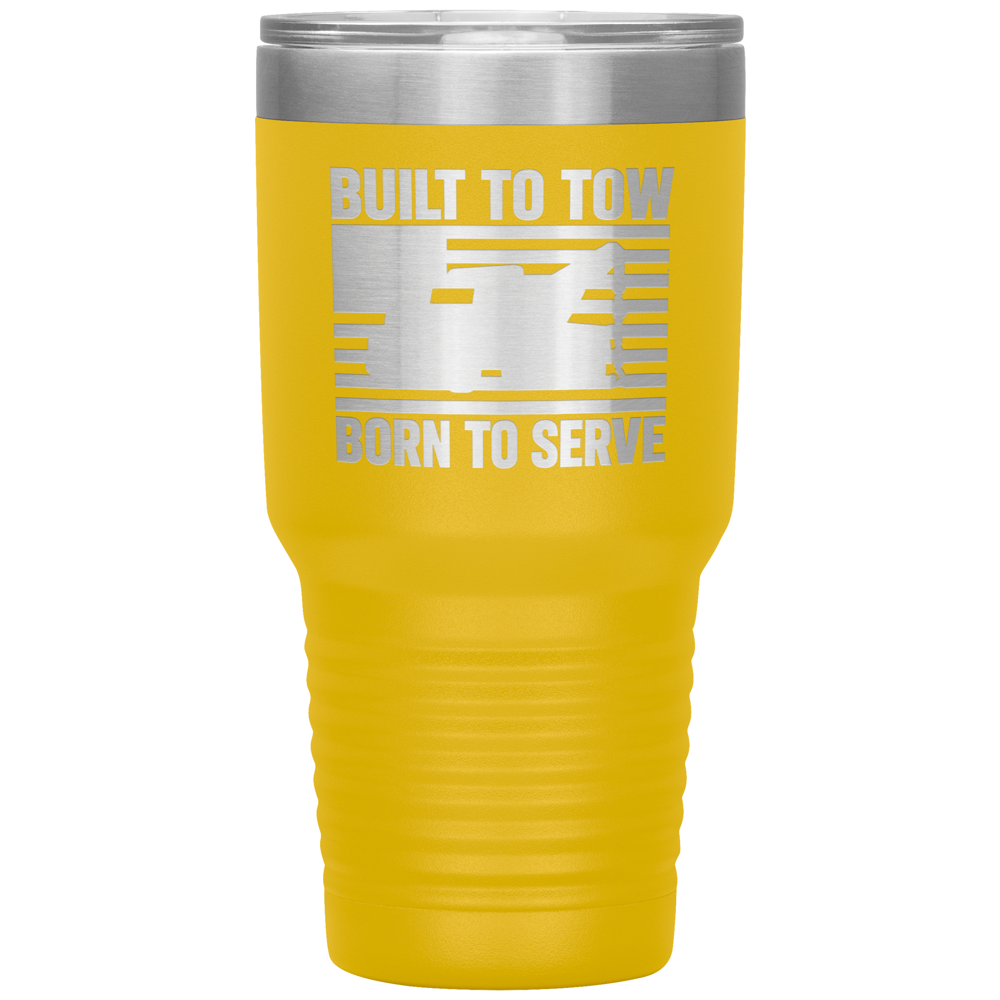 Built_To_Tow_Born_To_Serve_Tumbler_30oz_Tumbler_Yellow_Mockup.png