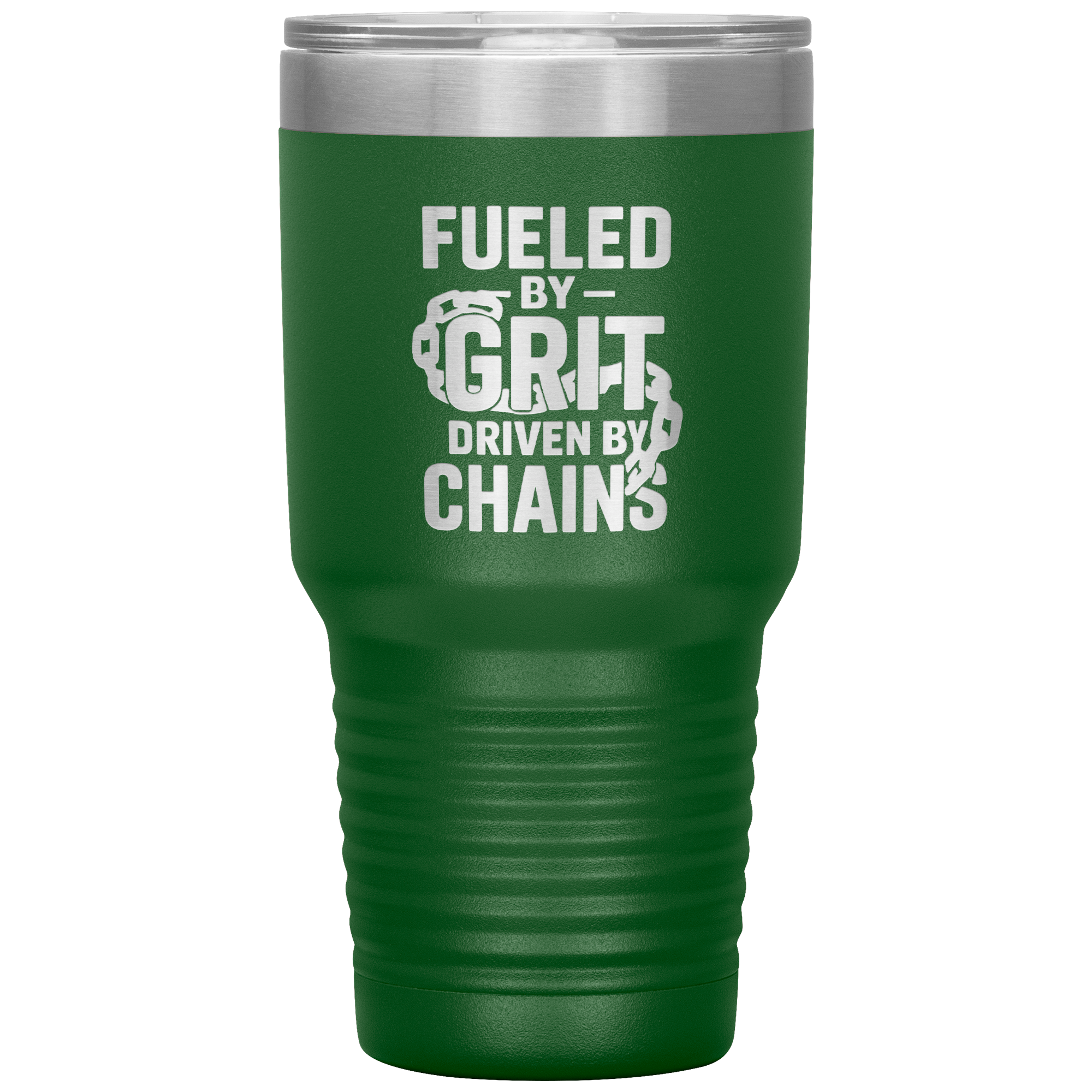 Fueled_by_Grit_Driven_by_Chains_Towing__30oz_Tumbler_Green_Mockup.png