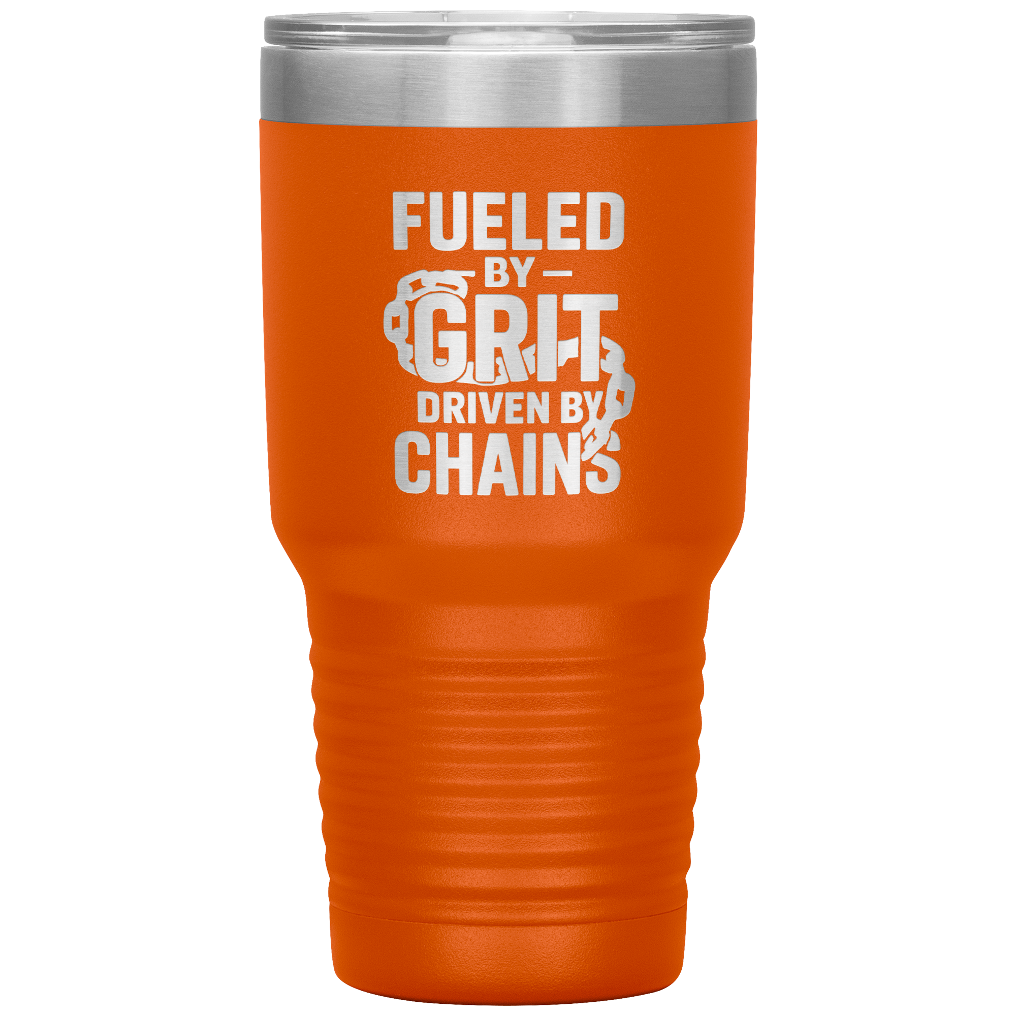 Fueled_by_Grit_Driven_by_Chains_Towing__30oz_Tumbler_Orange_Mockup.png