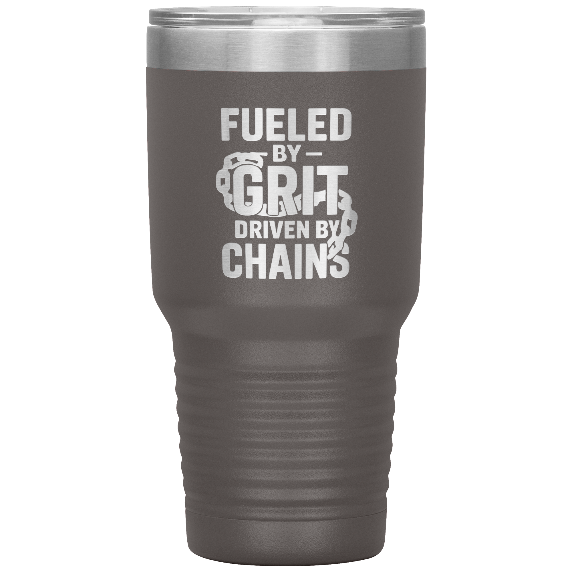 Fueled_by_Grit_Driven_by_Chains_Towing__30oz_Tumbler_Pewter_Mockup.png