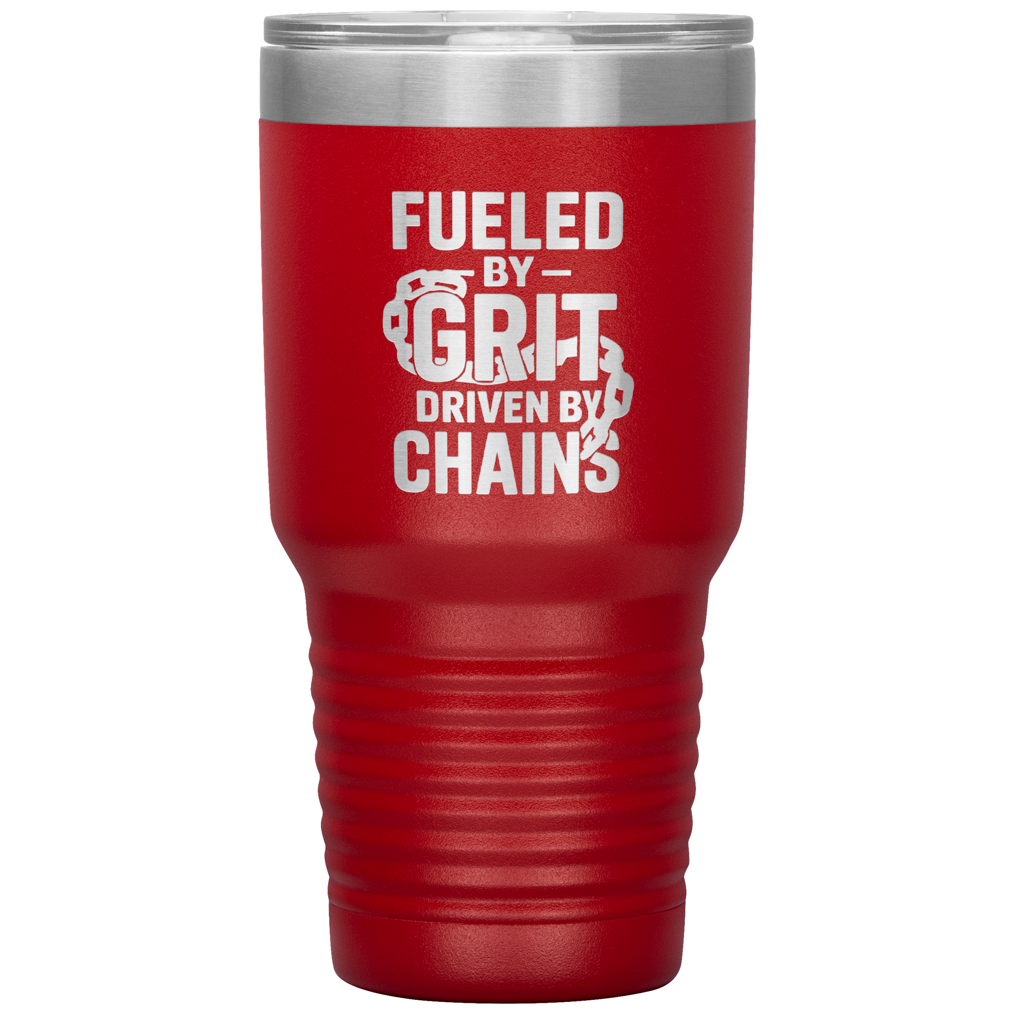 Fueled_by_Grit_Driven_by_Chains_Towing__30oz_Tumbler_Red_Mockup.png