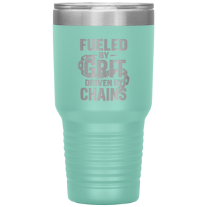 Fueled_by_Grit_Driven_by_Chains_Towing__30oz_Tumbler_Teal_Mockup.png