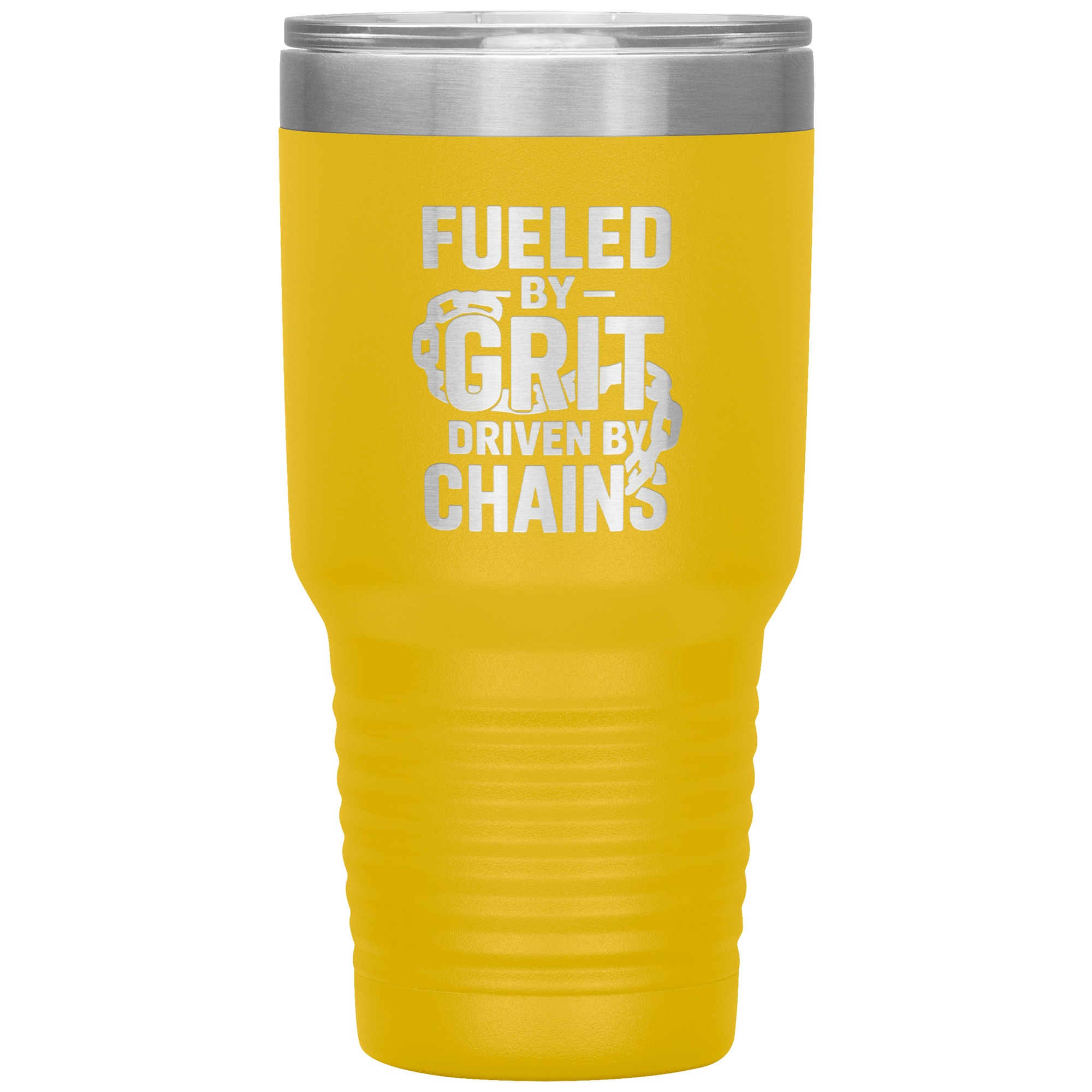 Fueled_by_Grit_Driven_by_Chains_Towing__30oz_Tumbler_Yellow_Mockup.png