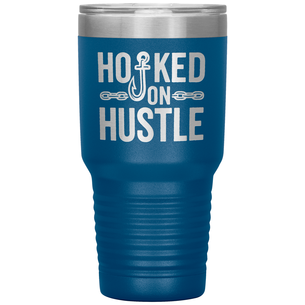 Hooked_On_Hustle_Towing_Tumbler_30oz_Tumbler_Blue_Mockup.png