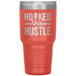 Hooked_On_Hustle_Towing_Tumbler_30oz_Tumbler_Coral_Mockup.png