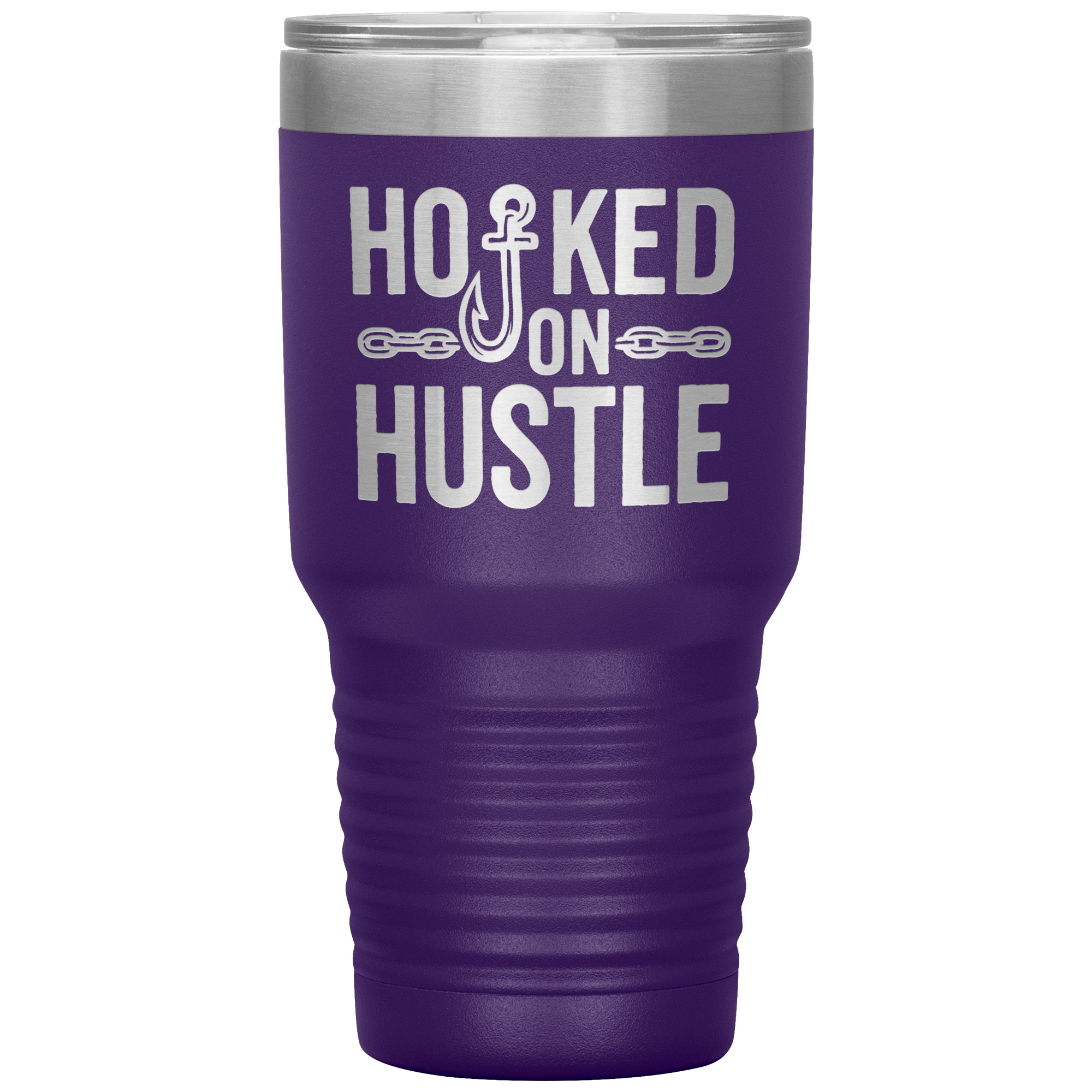 Hooked_On_Hustle_Towing_Tumbler_30oz_Tumbler_Purple_Mockup.png