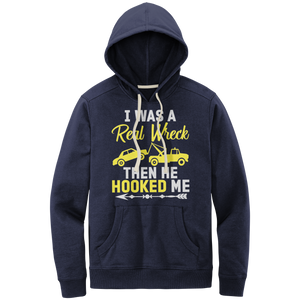I_Was_A_Real_Wreck_Then_He_Hooked_Me_True_Navy_Front_Mockup.png