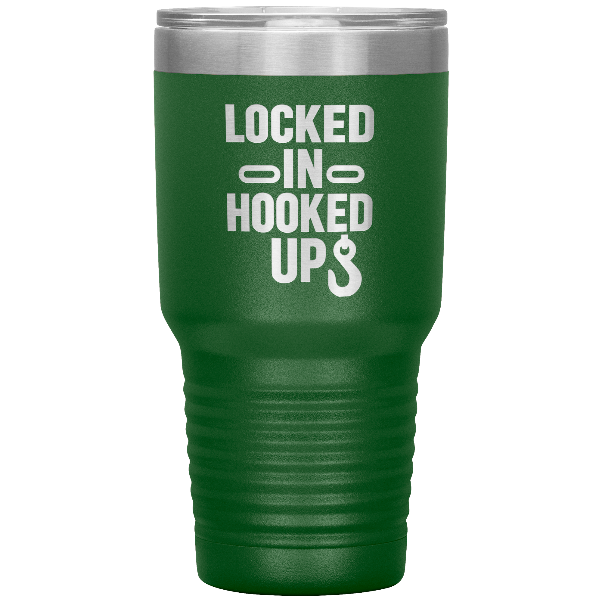 Locked_In_Hooked_Up_Towing_Tumbler_30oz_Tumbler_Green_Mockup.png