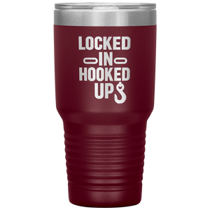 Locked_In_Hooked_Up_Towing_Tumbler_30oz_Tumbler_Maroon_Mockup.png