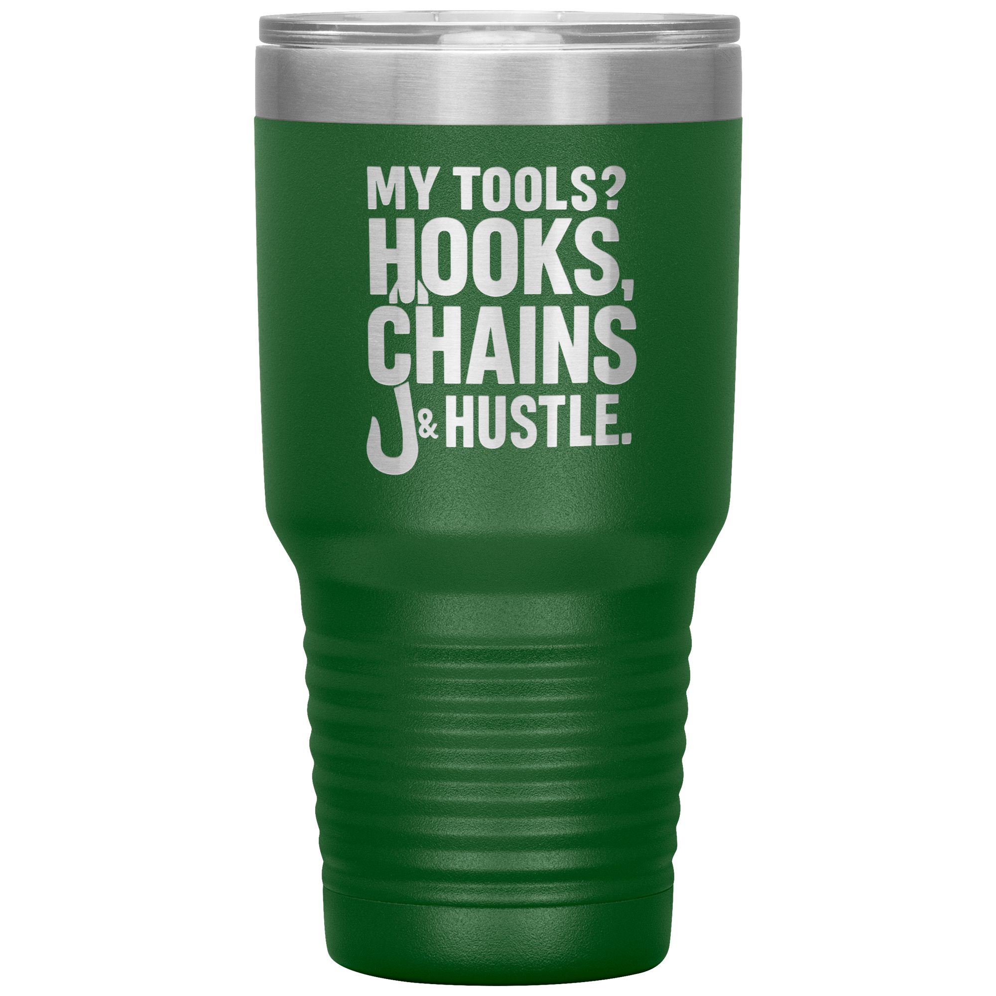 My Tools? Hooks, Chains & Hustle Tumbler