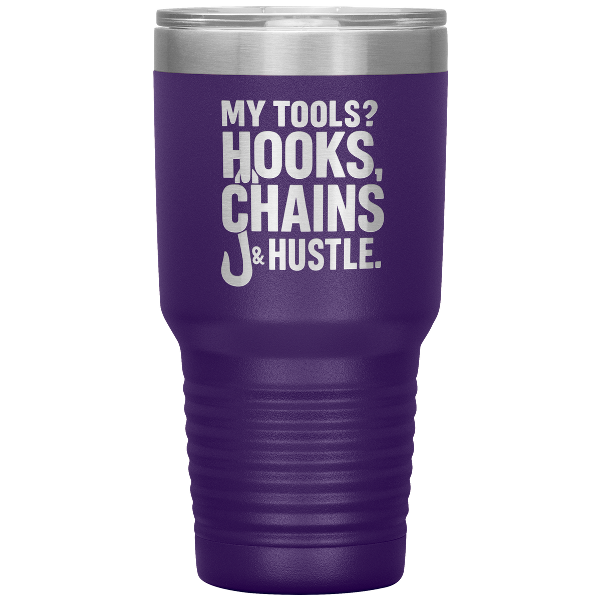 My Tools? Hooks, Chains & Hustle Tumbler - view 16