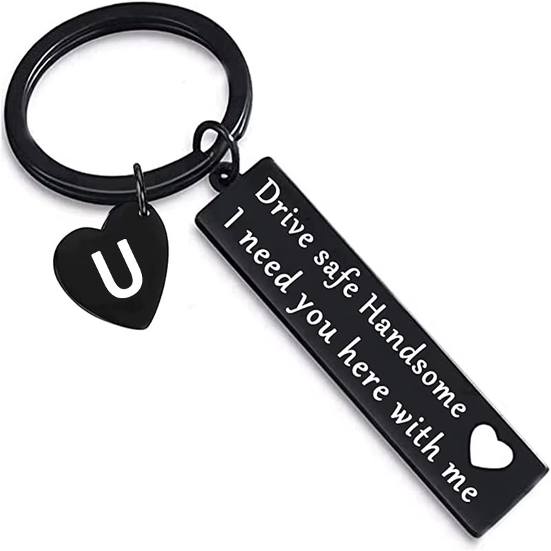 Drive Safe Handsome Keychain – High-Quality Gift for Him - view 21