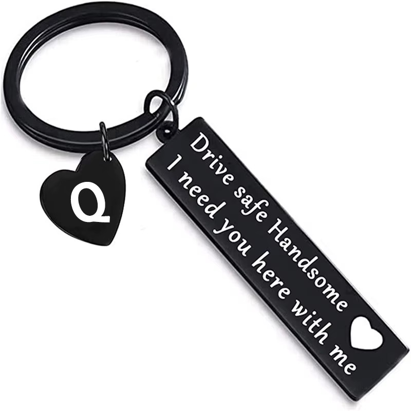 Drive Safe Handsome Keychain – High-Quality Gift for Him - view 17