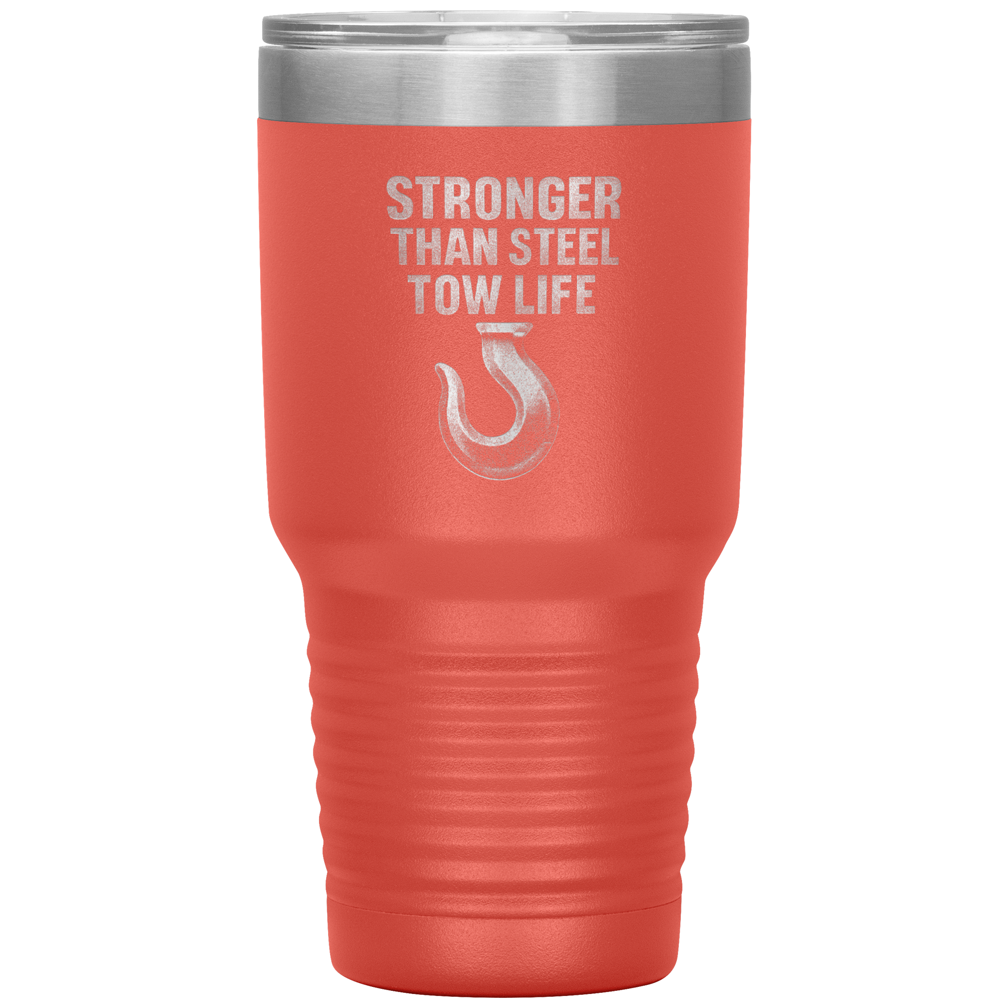 Stronger_Than_Steel__Tow_Life_Tumbler_30oz_Tumbler_Coral_Mockup.png