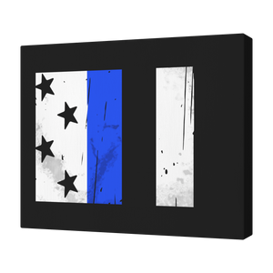 Thin_Blue_Line_American_Flag_Canvas_Wall_H_Angle_Mockup.png