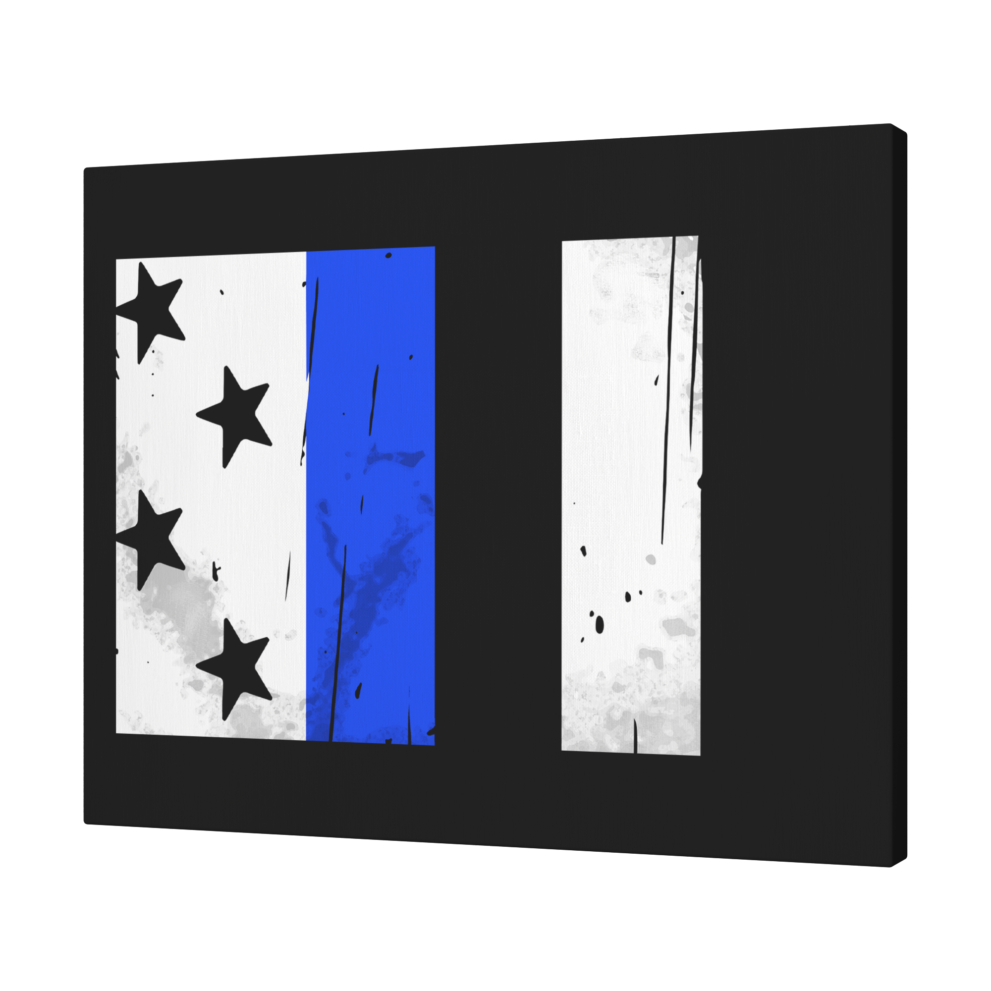 Thin_Blue_Line_American_Flag_Canvas_Wall_H_Angle_T_Mockup.png