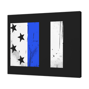 Thin_Blue_Line_American_Flag_Canvas_Wall_H_Angle_T_Mockup.png