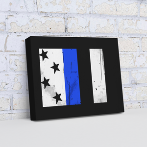 Thin_Blue_Line_American_Flag_Canvas_Wall_H_Angle_Wall_Mockup.png