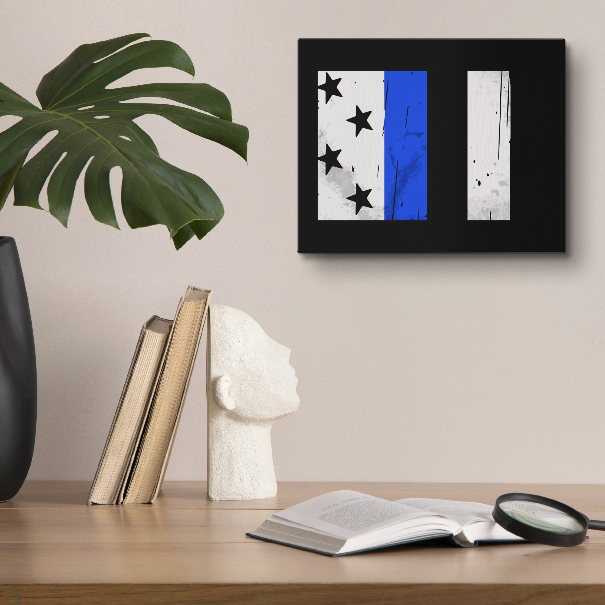 Thin_Blue_Line_American_Flag_Canvas_Wall_H_Lifestyle_Mockup.png