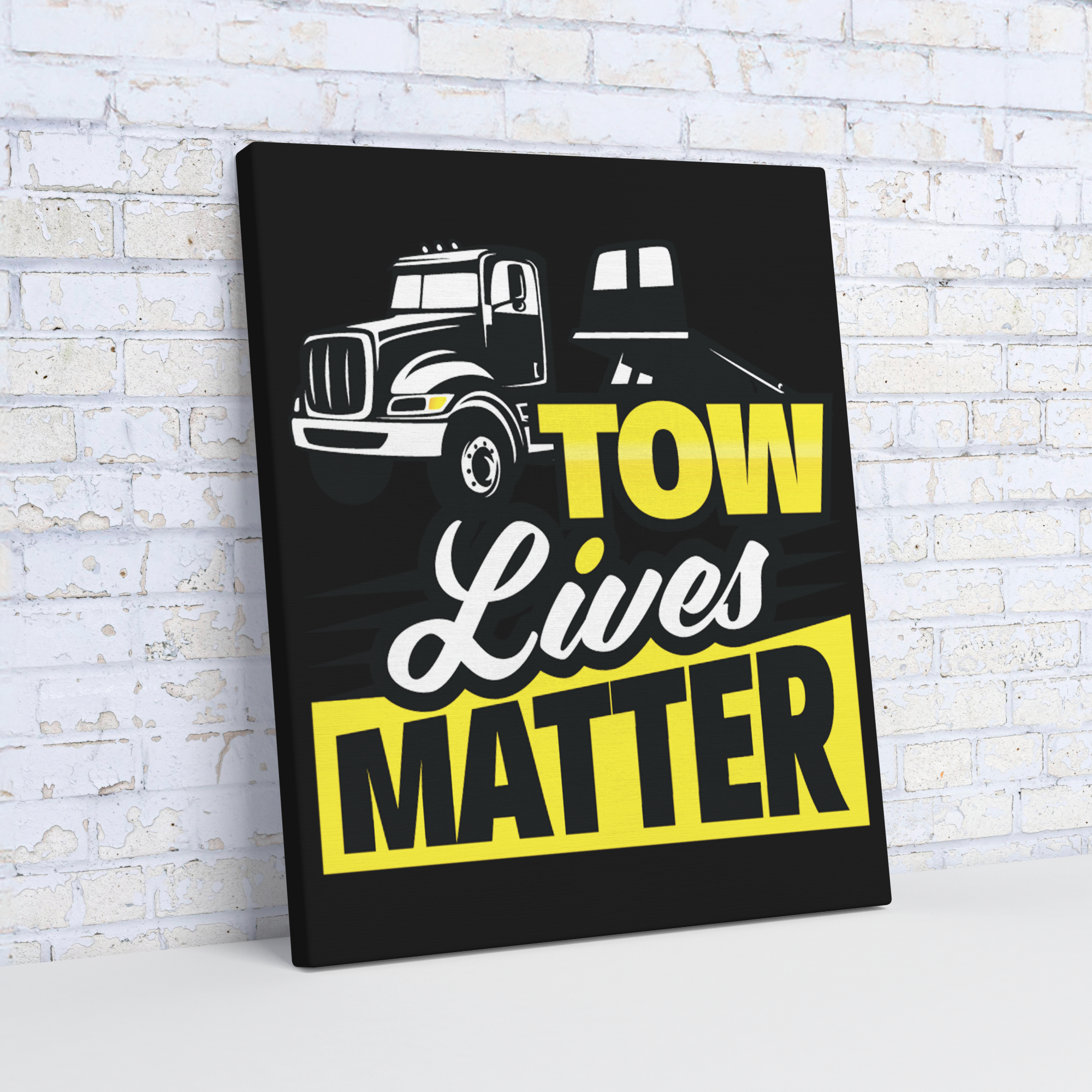 Tow_Lives_Matter_Flatbed_Truck_Canvas_V_Angle_Wall_Mockup.png