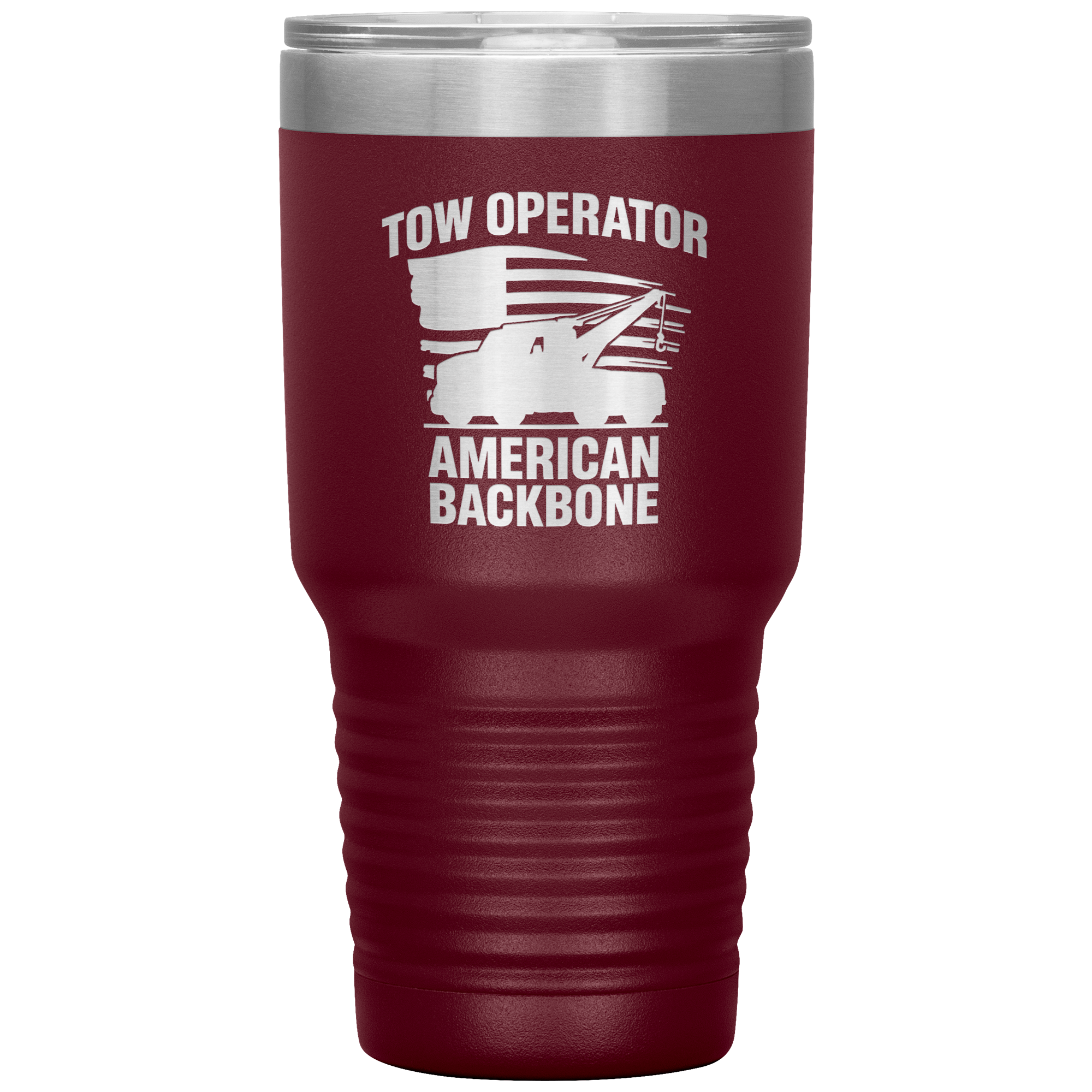 Tow_Operator__American_Backbone_Tumbl_30oz_Tumbler_Maroon_Mockup.png