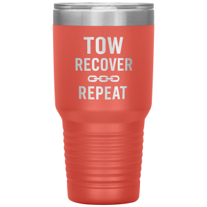 Tow_Recover_Repeat_Tumbler_30oz_Tumbler_Coral_Mockup.png