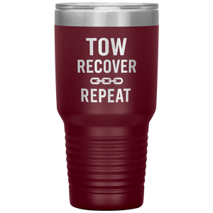 Tow_Recover_Repeat_Tumbler_30oz_Tumbler_Maroon_Mockup.png