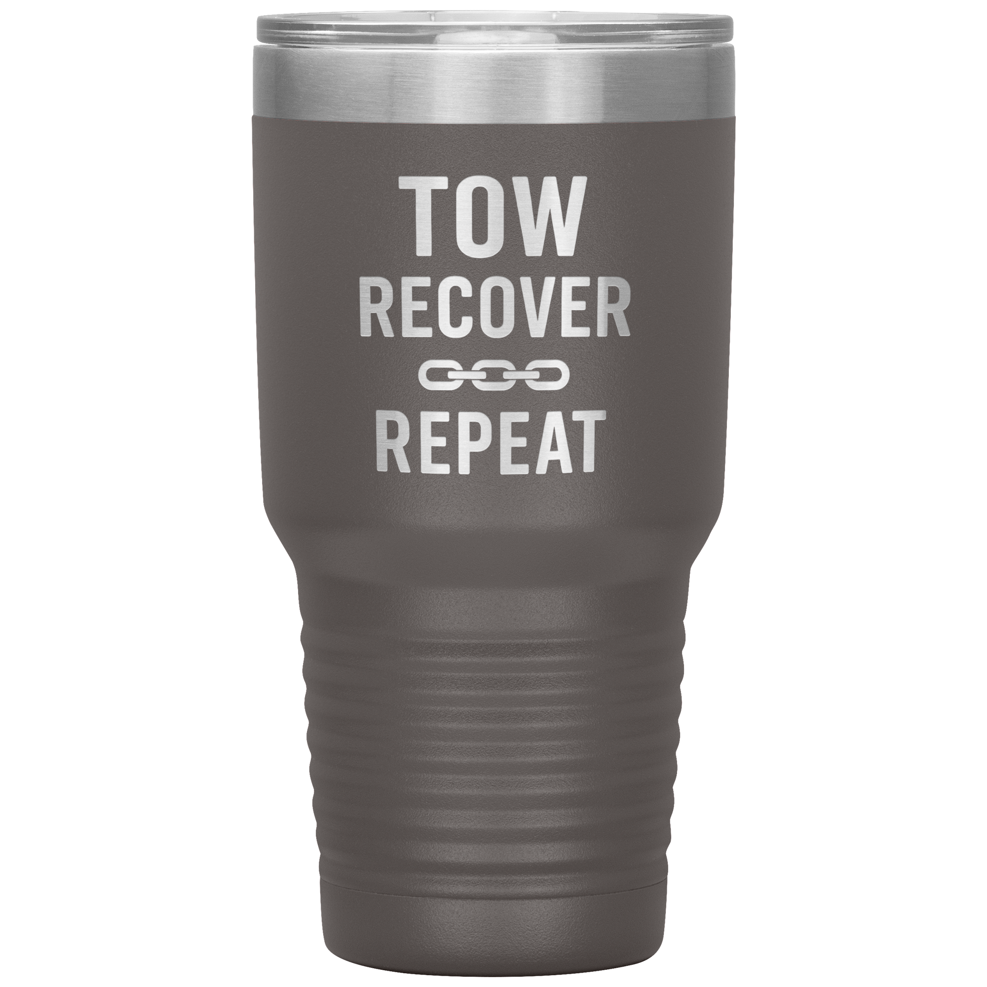 Tow_Recover_Repeat_Tumbler_30oz_Tumbler_Pewter_Mockup.png