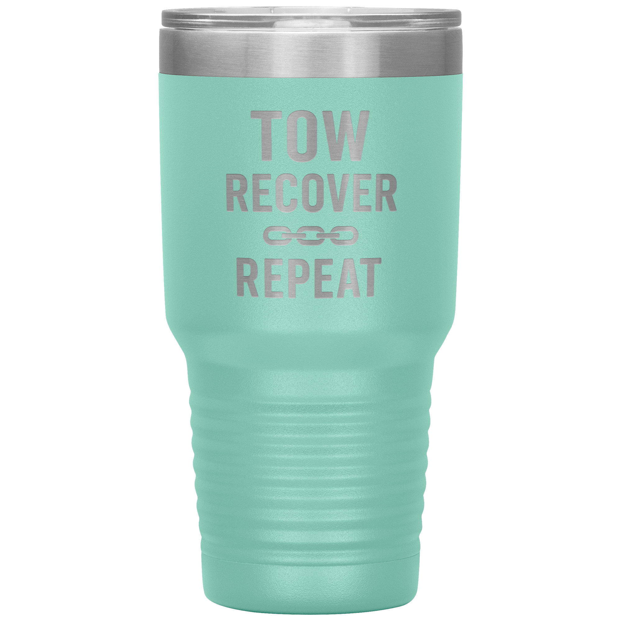 Tow_Recover_Repeat_Tumbler_30oz_Tumbler_Teal_Mockup.png