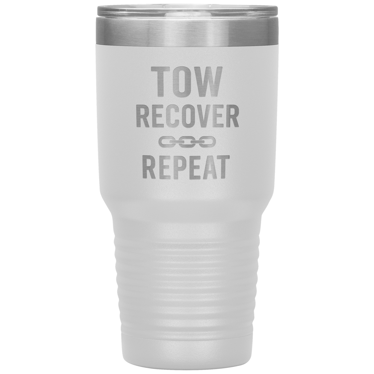 Tow_Recover_Repeat_Tumbler_30oz_Tumbler_White_Mockup.png