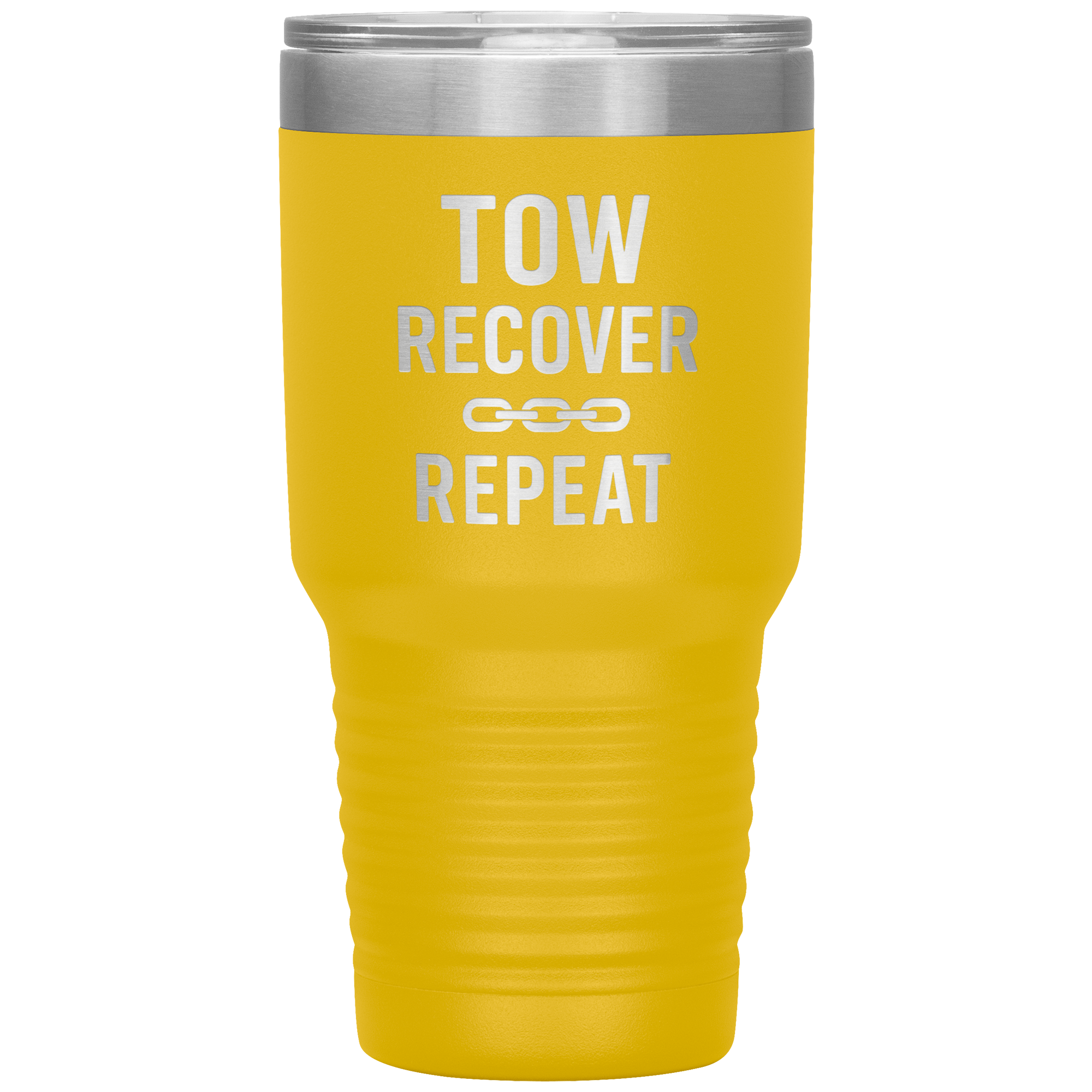 Tow_Recover_Repeat_Tumbler_30oz_Tumbler_Yellow_Mockup.png