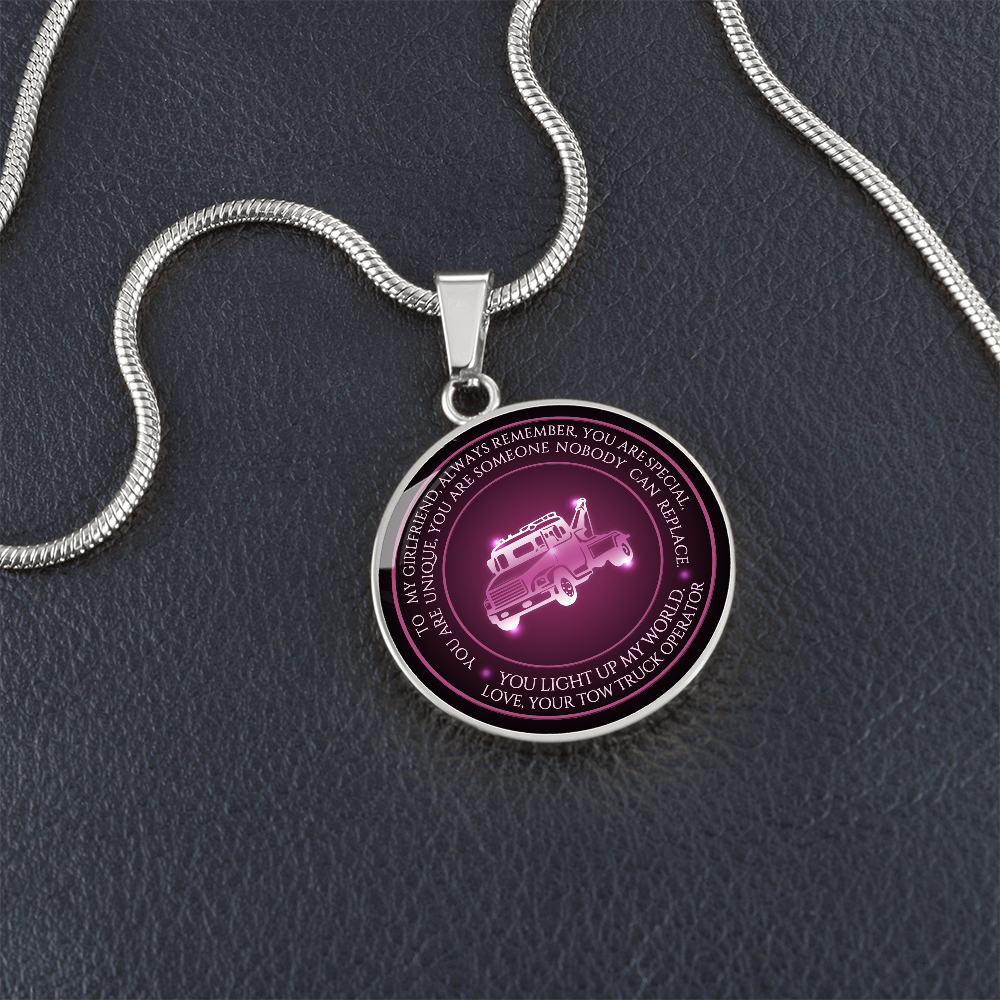 To My Girlfriend Necklace
