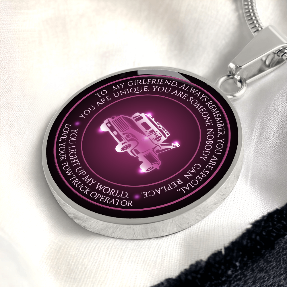 To My Girlfriend Necklace