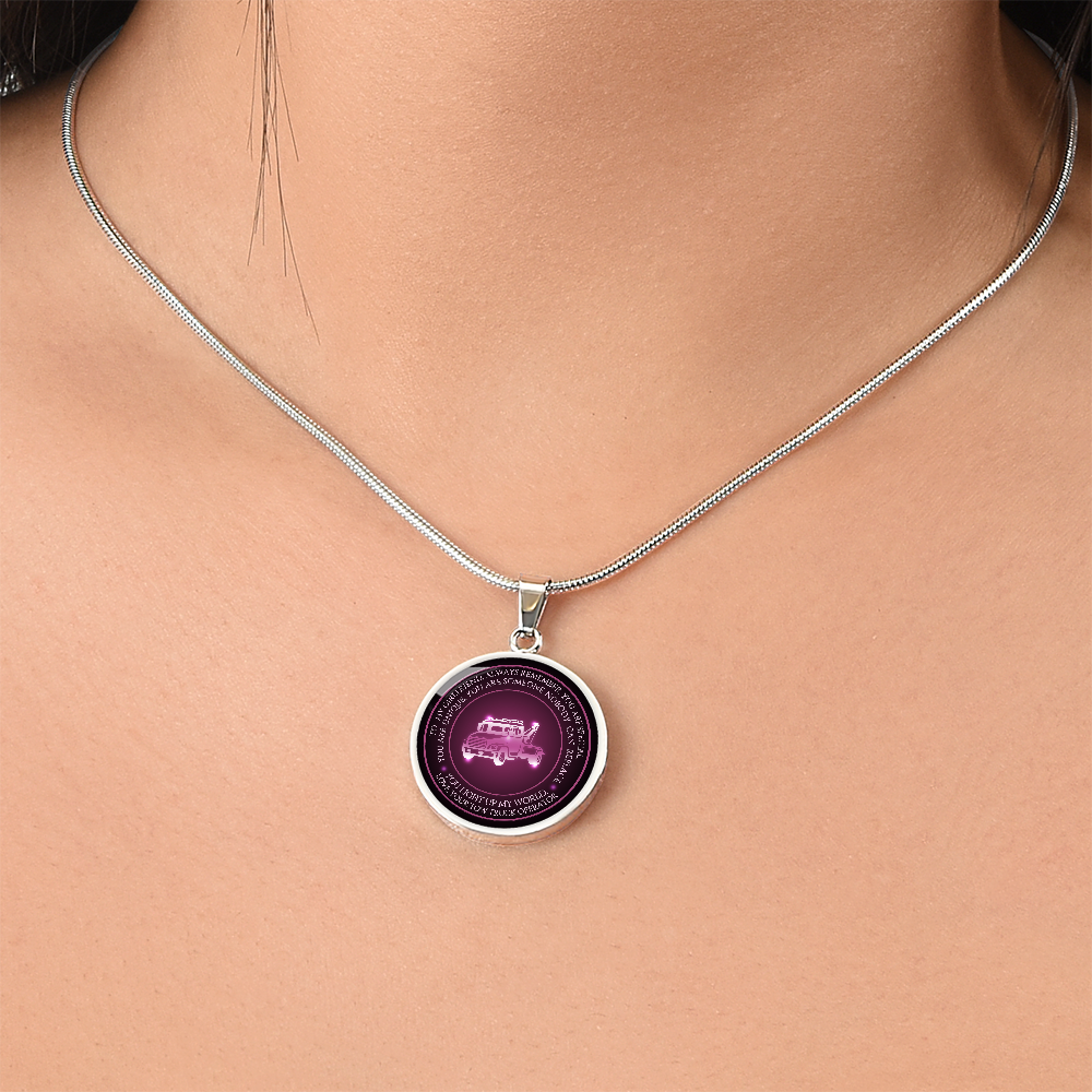 To My Girlfriend Necklace