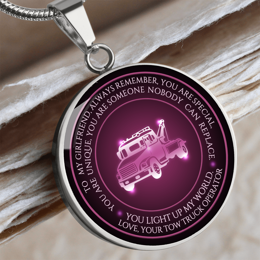 To My Girlfriend Necklace
