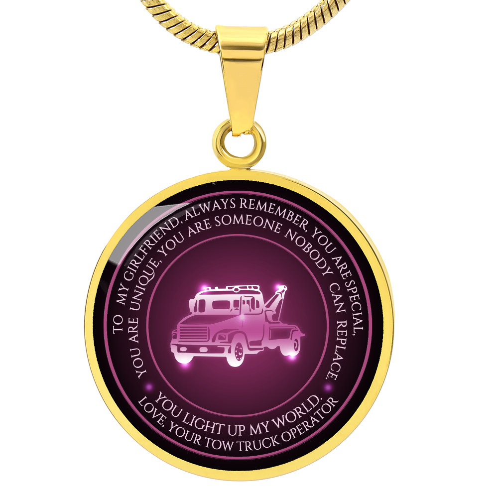To My Girlfriend Necklace