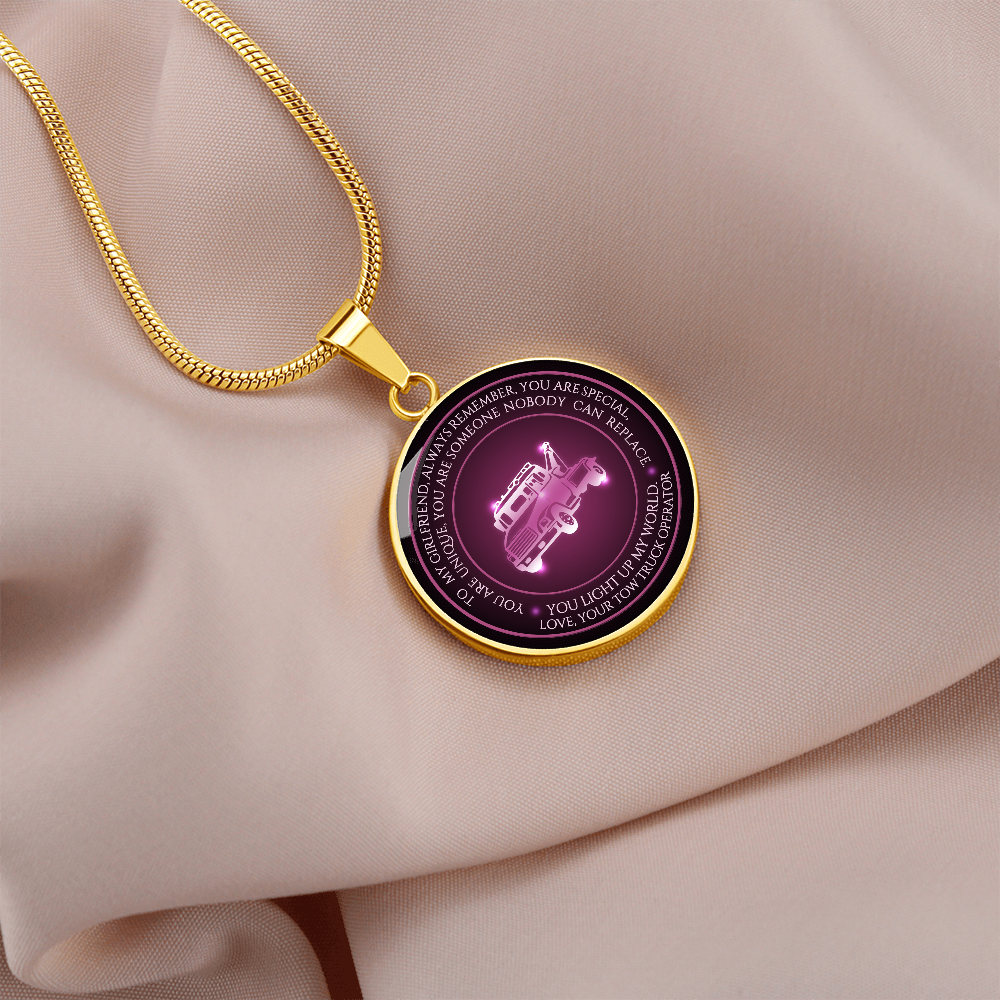 To My Girlfriend Necklace