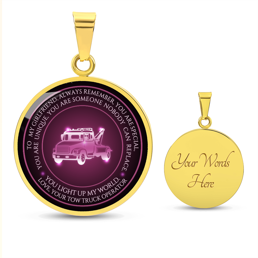 To My Girlfriend Necklace