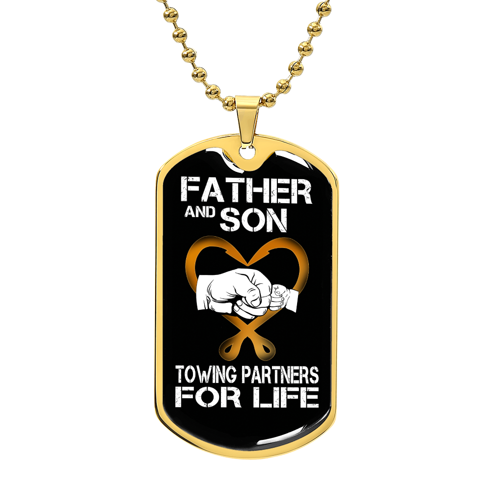 Father And Son Luxury Dog Tag Chain