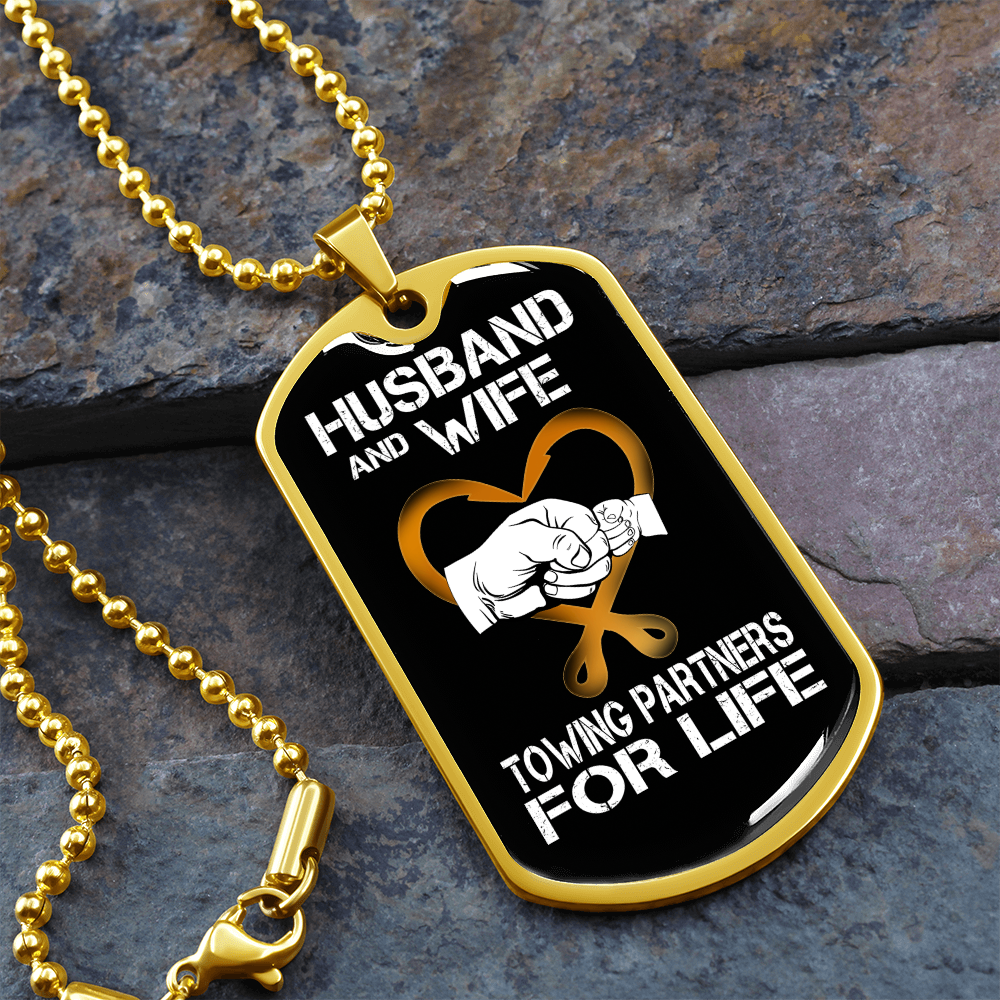 Husband & Wife Luxury Dog Tag Chain