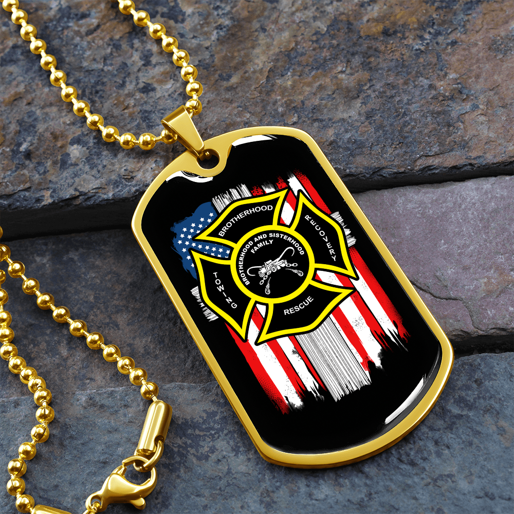 Towing Brotherhood Luxury Dog Tag Chain
