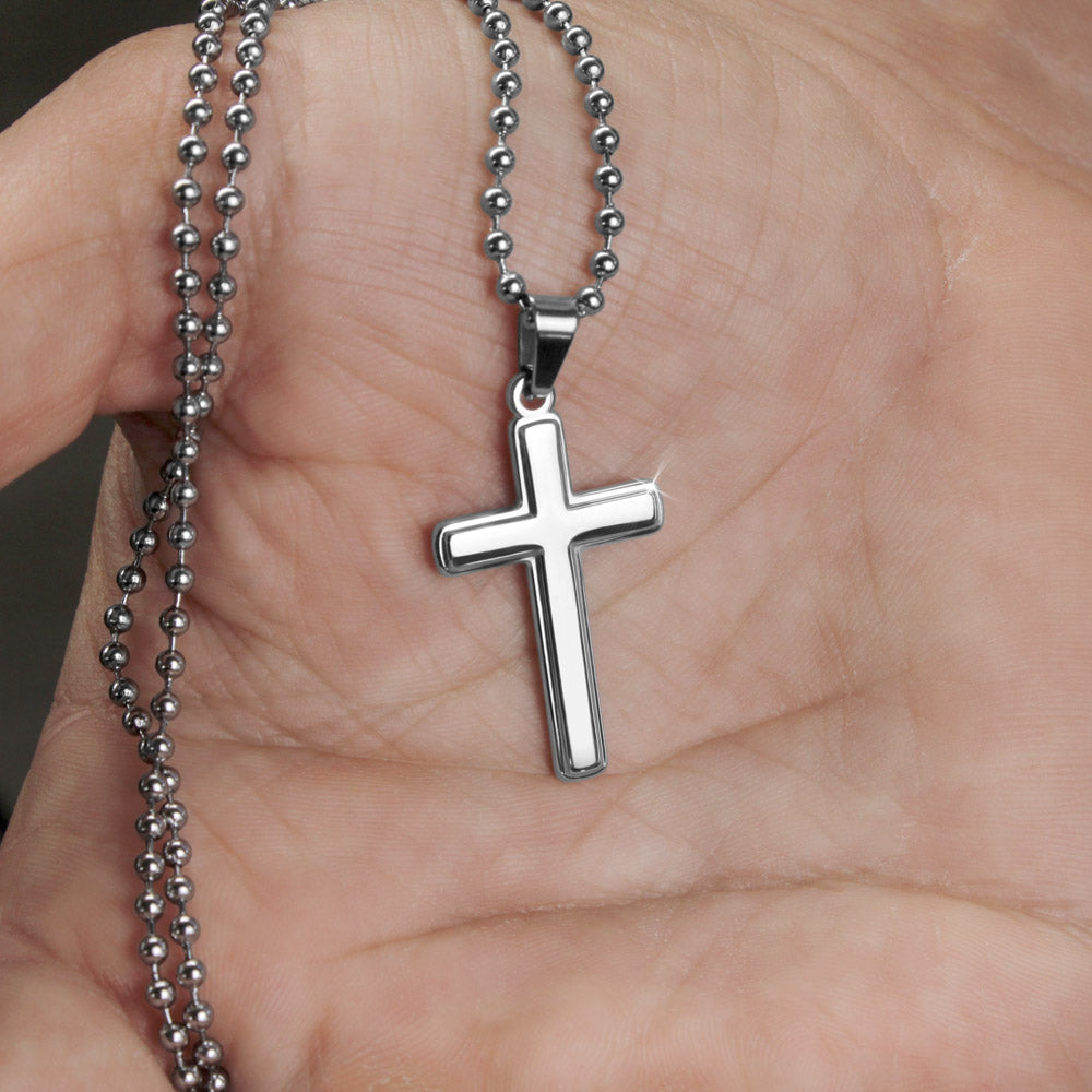 To My Tow Truck Operator Cross Necklace Gift Set