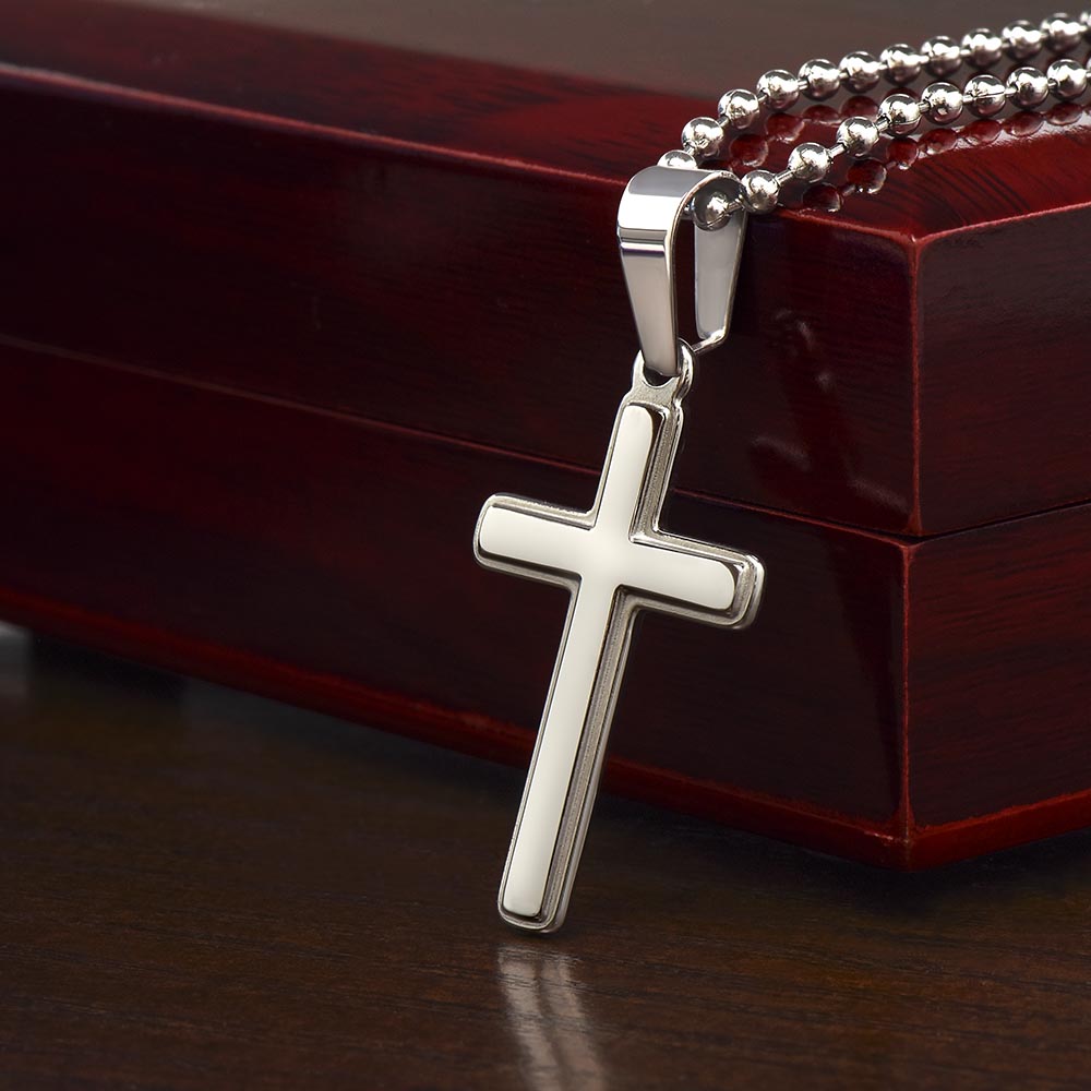 To My Tow Truck Operator Cross Necklace Gift Set