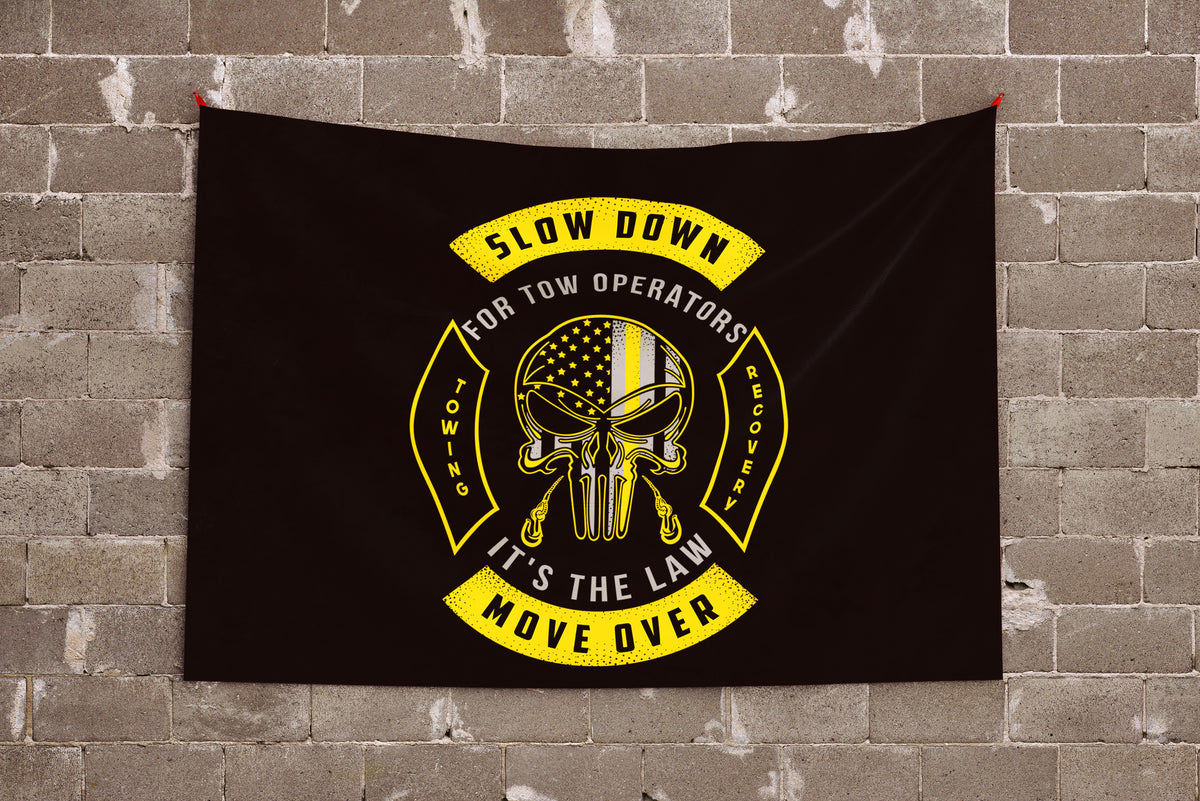 Slow Down Move Over It's The Law – Double Sided Print - view 2