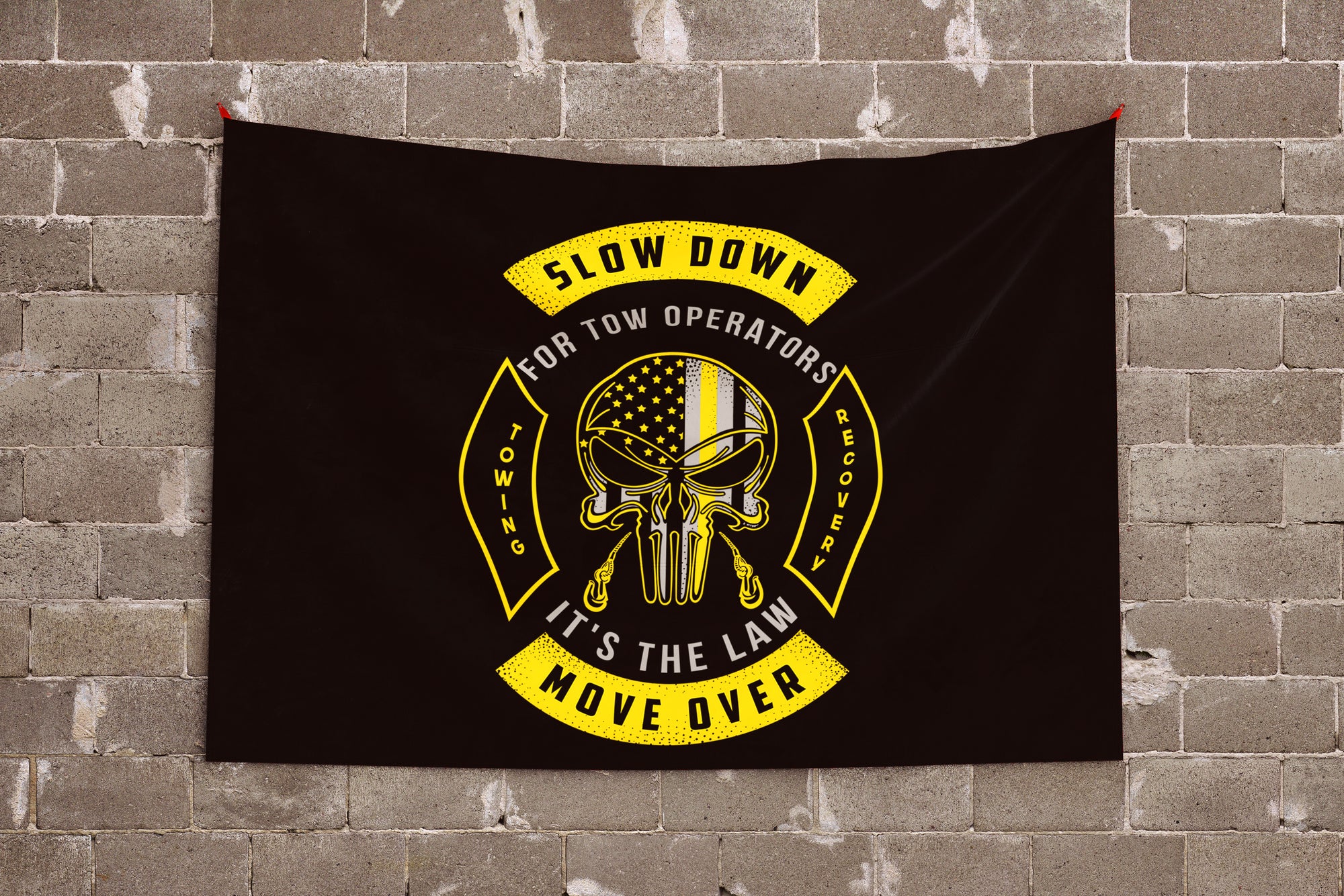 Slow Down Move Over It's The Law – Double Sided Print