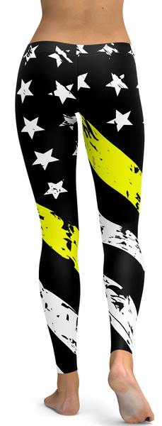 Thin Yellow Line Leggings - view 3