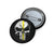 Thin Yellow Line Skull Pin Buttons