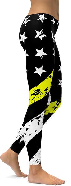 Thin Yellow Line Leggings - view 4